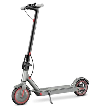 Patinete Eléctrico Plegable 350W - Autonomía 40km (36V 10.5Ah)- Ruedas sólidas 8.5" antipinchazos + Aleación de Aluminio - Control App y Pantalla LCD - Doble Seguridad - Adultos (120kg)