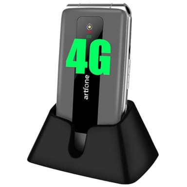 artfone 4G Teléfono móvil para Personas Mayores sin Contrato,4G Volte Teléfono móvil Plegable con botón de Llamada de Emergencia, Teléfono móvil para Jubilados con Botones Grandes(ES/PT)