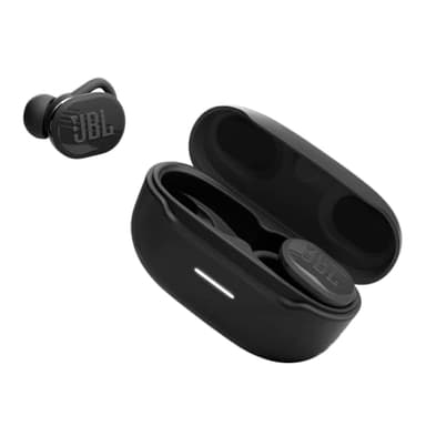 JBL Endurance Race 2, Earbuds True Wireless Bluetooth, 48 hrs de batería, Resistencia al Agua y al Polvo IP68, cancelación de Ruido, Sonido Pure Bass, Smart Ambient, Modos Deportivos, Negro