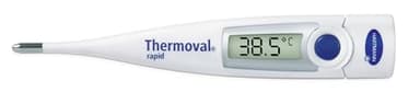 Thermoval Rapid, Termómetro Digital Rápido, Ideal para Medir la Fiebre en Casa, Termómetro Digital Axila, Medición Rápida y Precisa, Permite Medir Vía Oral, Axilar o Rectal, Color Blanco