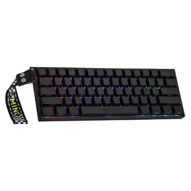 MechLands Aula Mini60 HE PRO Teclado Inalámbrico de Efecto Hall, 4000 mAh, SOCD & DKS, Teclado Magnético para Juegos, Activación Ajustable, Consulta de 8K, RGB, Reducción de Ruido (Negro)