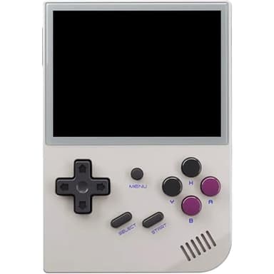 Anbernic - RG35XX Consola retro portatil 64 GB con 5.000 juegos y 30 emuladores PS1, PSP, N64, NDS, SN, GB, GBA, consolas de juegos retro, emulador clásico, consola de mano - SVP Game (Gris)