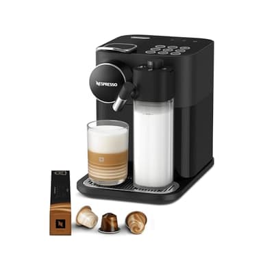De'Longhi Nespresso Gran Lattissima EN640.B, Cafetera Automática, Cafetera de Cápsulas Monodosis, Leche Espumada Automática, Presión 19 Bares, Cappuccino, Latte, Sofisticado Negro Oscuro
