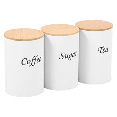 Contenedor de almacenamiento de azúcar - de almacenamiento de alimentos a prueba de presión de 3 piezas | Contenedor de azúcar adecuado para cafetería,Adecuado Para Dulces Avena Café Leche Sal