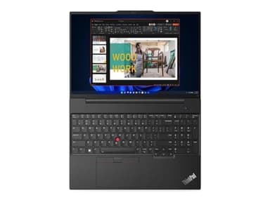 Lenovo Thinkpad E16 Gen 1 - Ordenador Portátil 16" WUXGA, (Intel Core i5-1335U, 8GB RAM, 256SSD, Integrated Integrated Intel Iris Xe Graphics, W11Pro), Graphite Black -Teclado QWERTY Español