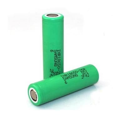 Lote de 2 baterías Recargables de Litio 18650 | 2500mAh 20A 3.7V | Incluye Funda Protectora | Batería 18650 para Cigarrillos electrónicos, linternas, mandos | con Protección contra Sobrecalentamiento