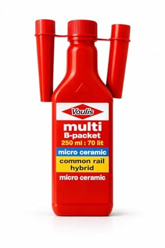 Voulis Multi B-Packet Aditivo Gasolina 250ml Multifunción | Limpia Inyectores y Sistema de Combustible | Mejora Potencia y Octanaje | Reduce Consumo y Emisiones | Protector y Restaurador de Motor