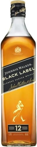 Johnnie Walker Black label, Whisky escocés blended 12 años, 1 l