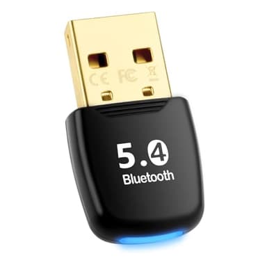 Bluetooth USB Bluetooth PC 5.4 Adaptador Bluetooth para PC Adapter Receptor Dongle USB Adaptador para Computadora Portátil para Win 8.1/10/11/7