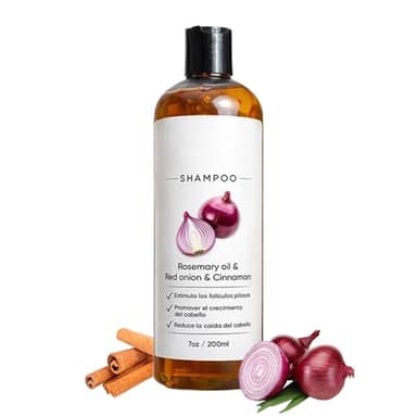 Champú Con De Romero Y Para Mujer 200ml Champú Contra La Caída Del Cabello, Acondicionador Natural De Plantas, Champús Para El Engrosamiento Del Cabello, Para Hombres Y Mujeres Adultos Aumenta