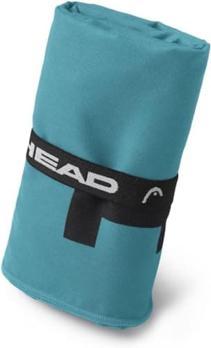 HEAD Active - Toalla Microfibra con Elástico, Toalla Baño Ideal como Toalla Gimnasio Hombre Mujer 40x60 Suave Ligera Secado Rápido, Toallas Baño Absorbente Ahora Espacio, Toallas Lavabo y Gym Multiuso
