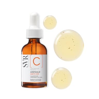 SVR Ampoule [C] Anti-Ox 30 ml – Sérum Vitamina C Antioxidante | Ilumina, Unifica el Tono y Reduce Arrugas | Alta Concentración 20% Vitamina C