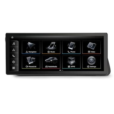 Erisin 10.25" Qualcomm 8-Core 4GB RAM+64GB ROM Android 14 Radio Coche Bluetooth para Audi Q5 (2009-2016) Alta configuración Soporte Wireless CarPlay Android Auto MMI Canbus IPS Pantalla WiFi 4G Dab+