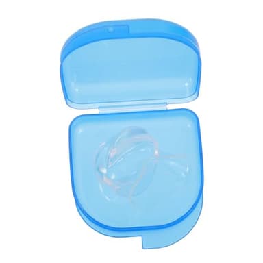 DECOMELODY Dispositivo Antirronquidos Tapón Para Ronquidos Mini, Silicona Transpirable, Color Azul, Solución Para Dejar De Roncar, Uso Nocturno, Cómodo y Portátil Para Sueño Silencioso