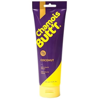 Chamois Butt'r Crema anti-chafe de coco, tubo de 8 onzas