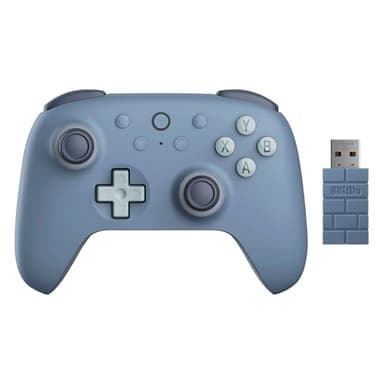 8Bitdo Ultimate 2C Mando Inalámbrico para PC con Windows y Android, Frecuencia Sondeo 1000 Hz, Joysticks Efecto Hall y Gatillos Hall, Parachoques L4/R4 Reasignables, Función Turbo (Azul Oscuro)