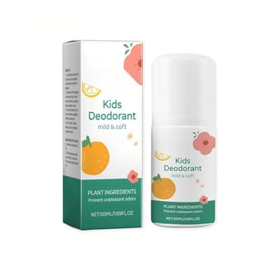 Desodorante Corporal Natural,Desodorante Natural,Set de Regalo para Niños y Adolescentes,Protección de la Piel,Prevención de la Seca,Mantiene a Los Niños Frescos y Cómodos