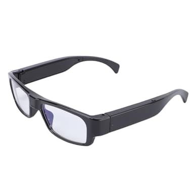 Dpofirs Gafas con Cámara Inteligente para Deportes de Acción, Gafas de Grabación de Vídeo HD 1080P, Cámara de Audio de Acción para Hombres y Mujeres