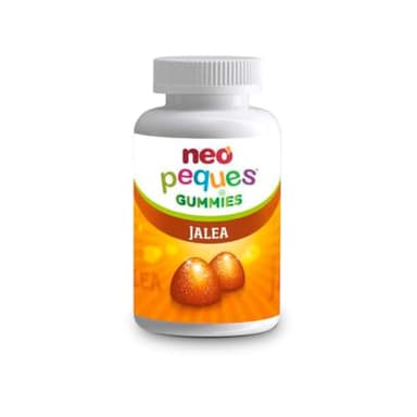 NEO PEQUES | Gummies Jalea | 30 Gominolas | Ayuda a Reforzar las Defensas de Forma Natural | Aporta Energía y Estimula el Apetito | Caramelos Masticables para Niños | Sabor Plátano