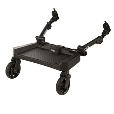 Jané Go Up Surfer Plataforma Universal Cochecito, hasta 20 kg, Fácil Instalación, Plegable, Antideslizante, Ruedas 360, Negro
