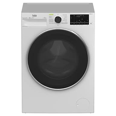 Beko B5DFT510447W - Lavasecadora PROSMART 10Años, Clase Energética D, 10Kg lavado/6 Kg secado, 1400rpm, Display digital, Puerta XL, SteamCure & Hygiene Therapy, Iron Fast, Ultrafast, Bluetooth