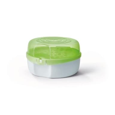 Intrucciones en lengua extranjera - Mam Esterilizador para microondas - Diámetro: 28 cm - Altura: 16,5 cm - Color verde