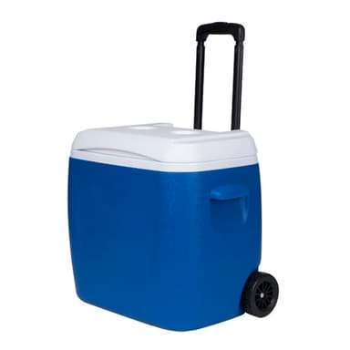 CREVICOSTA QUALITY MARK MARCAS DE CALIDAD - Nevera Rígida con Ruedas Roller 28 L. Color Azul