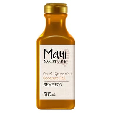 Maui Moisture Cuidado del cabello, Curl Quench+, aceite de coco, champú para cabello grueso y rizado, 385 ml (el embalaje puede variar)