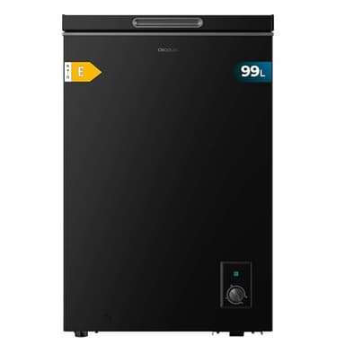 Cecotec Congelador Horizontal De 99 L Bolero Coolmarket Chest 99 Black E. Acabado En Negro, 83,5 cm De Alto, Conversible A Frigorífico Y Modo Fast Freezing