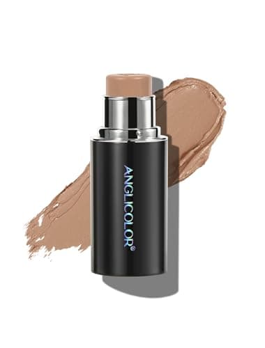 Anglicolor Barra de contorno bronceador, barra bronceadora cremosa, barra de contorno suave para rasgos faciales definidos, larga duración y acabado natural, lápiz cremoso de contorno (02# Marrón