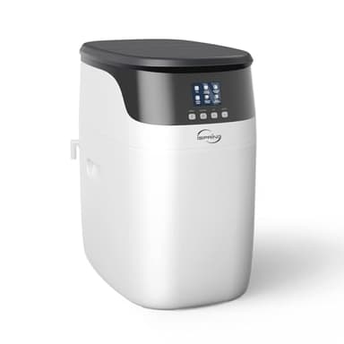 iSpring WCS15KG-E Equipo Ablandador de Agua con Retrolavado, Alta Capacidad para Hogares, Descalcificador de Agua para Toda la Casa