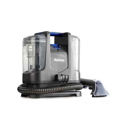 Akitas X6 – Aspirador de alfombras y tapicerías, limpiador de manchas portátil para sofás, moquetas, coche y escaleras, 400W, 70dB, compacto y fácil de usar