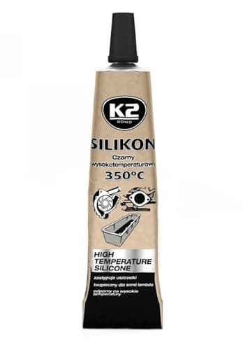 Cartucho de silicona resistente a altas temperaturas, 21 g, 350 ºC, color negro