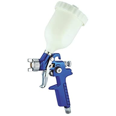Pistola de Pintura Neumática por Gravedad – Pistola Pulverizadora Profesional para Pintar Coches y Piezas, Aire Comprimido, Regulación de Aire y Pintura, Rosca 1/4” (Mini - 100ML)