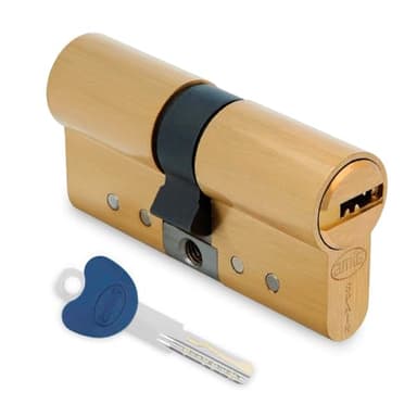 Amig - Cilindro de seguridad - Fabricado en Latón - Medida: 62 mm (31-31) - Protección Antitaladro y Anti-Bumping - Acabado: Mate