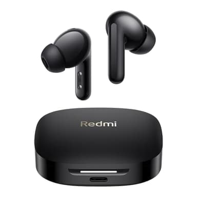 XIAOMI Redmi Buds 6 - Auriculares inalámbrico, cancelación de Ruido, Ligero, 10 Horas de autonomía y 42 Horas con el Estuche de Carga, Bluetooth, Negro (Versión ES)
