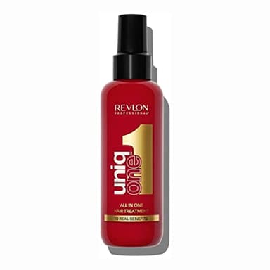 REVLON PROFESSIONAL UniqOne All in One Protector Térmico Pelo, Hidratación Profunda Cabello, Tratamiento en Spray sin Aclarado, Desenredante Pelo Mujer, Fragrancia Classic 150 ml