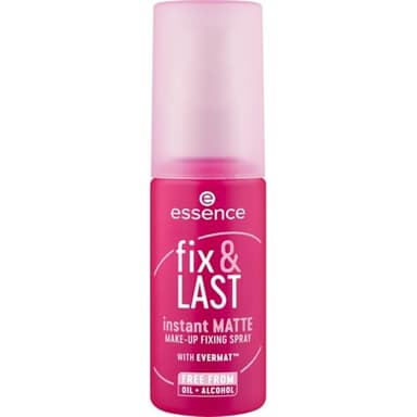 Essence Cosmetics Spray Fijador De Maquillaje Fix & Last Instant Matte, Matificante, Fijación, Mate, 50 ml