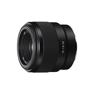 Sony SEL50F18F Lente distancia focal fija 50 mm F1.8 para Full Frame & APS-C, luminoso con autofoco silencioso, montura E, Ideal para retratos (compatible con serie A7, ZV-E10, A6400, A6700), Negro