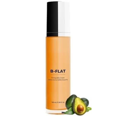 Crema reafirmante para el vientre B-FLAT - Crema corporal reafirmante y tensora de la piel,Loción corporal de colágeno profesional para una piel más firme y acondicionada