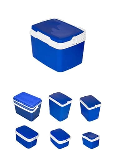 JARDIN202 - Nevera Portátil Rígida – Nevera Térmica con Asa para Camping, Barbacoa y Viaje | 5 L (Azul)