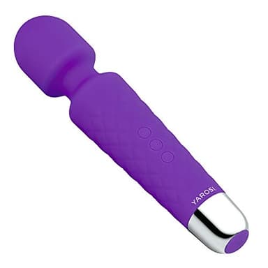 Massager por Yarosi - Mejor Calificación de regalo Viajes - Perfecto para los dolores musculares y Personal Deportes Recuperación - USB Mini Morado