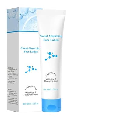 Bloqueador de Sudor Facial,40ml Hidratante Mate - Primer de Maquillaje de Larga Duración e Hidratante para el Control de Sudoración Excesiva de Uso Diario para