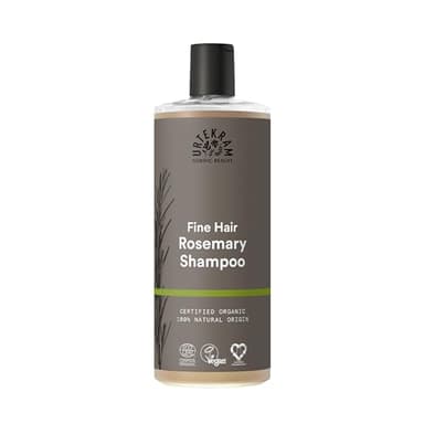 Urtekram Champú de Romero para Cabello Fino - Champú Orgánico Certificado Vegano, Fórmula Nutritiva y Fortalecedora, Aloe Vera y Glicerina para Cabello Saludable y Volumen, 500 ml (Paquete de 1)