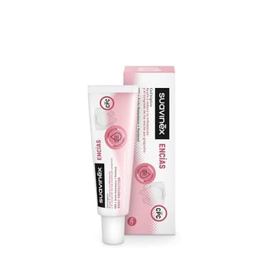 Suavinex, Gel Tópico para Encías, Ayuda a Reducir la Inflamación y el Sangrado de las Encías por Gingivitis, con CPC, Agua de Mar, Pantenol y Ácido Hialurónico para Adultos y Niños +12 Años, 30 ml