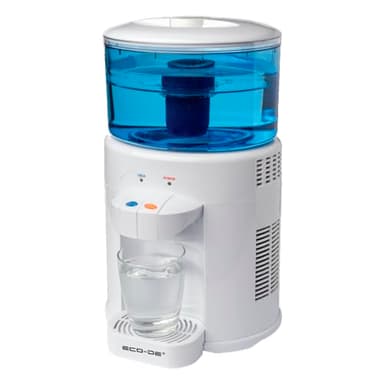 ECODE® Dispensador de Agua Fría y Natural con Filtro Multicapa – 2,8 L, Libre de BPA, Reduce Cloro y Microplásticos, Ideal para Hogar u Oficina