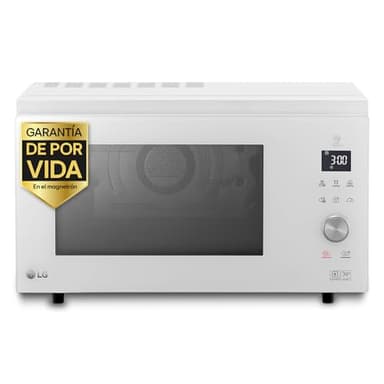 LG MJ3965BPH Horno Microondas, 1100 W, Smart Inverter, Display digital, Color Blanco, 39 litros