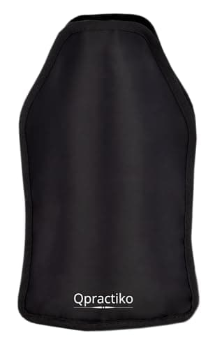 Qpractiko - Enfriador de Vino/Cava Invictus | Mantén tu vino fresco | Enfría en minutos y dura horas | Diseño elegante en nylon negro | Reutilizable y ecológico, Negro, Nailon