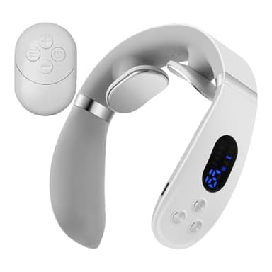 Masajeador Eléctrico De Cuello,Máquina De Masajes Para Cuello Con Función De Calor - Accesorios De Bienestar Para Mujeres Y Hombres