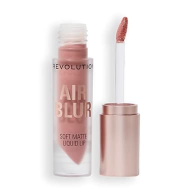 Revolution, Air Blur Labial Líquido Mate, Color de Larga Duración, Vegano y Libre de Crueldad, Chauffeur Nude